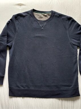 Men's Crewneck Sweatshirt in Navy Size XL